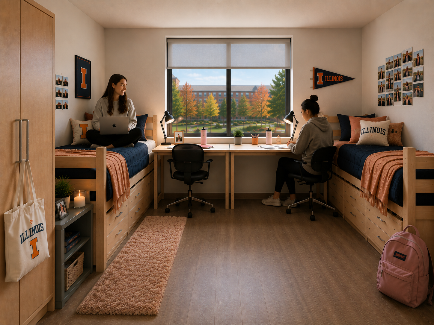 Suite-style room rendering