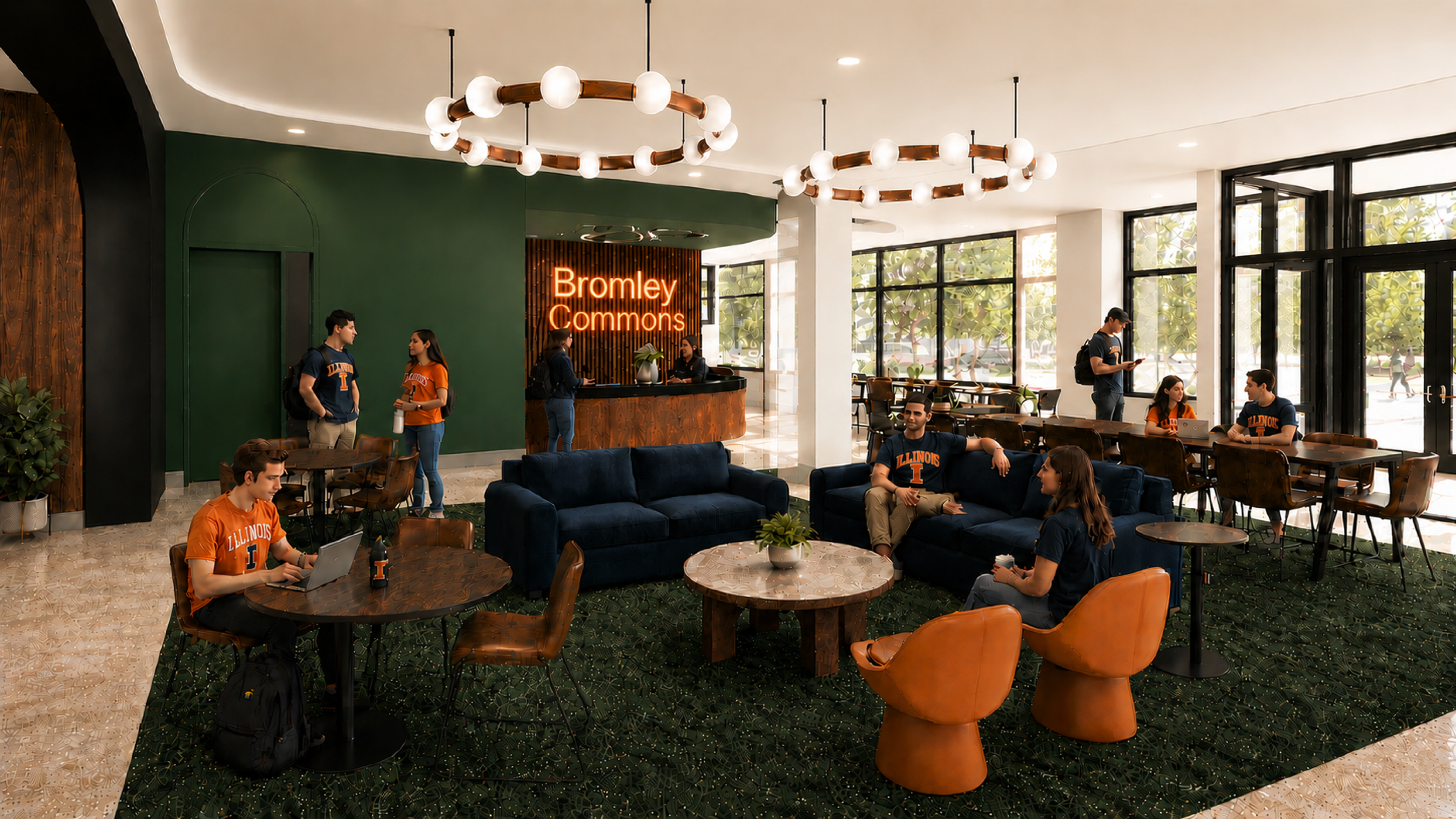 Bromley Commons lobby rendering