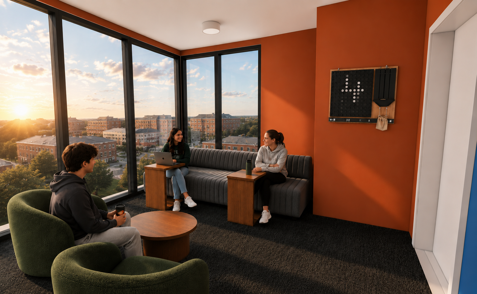 Study lounge rendering